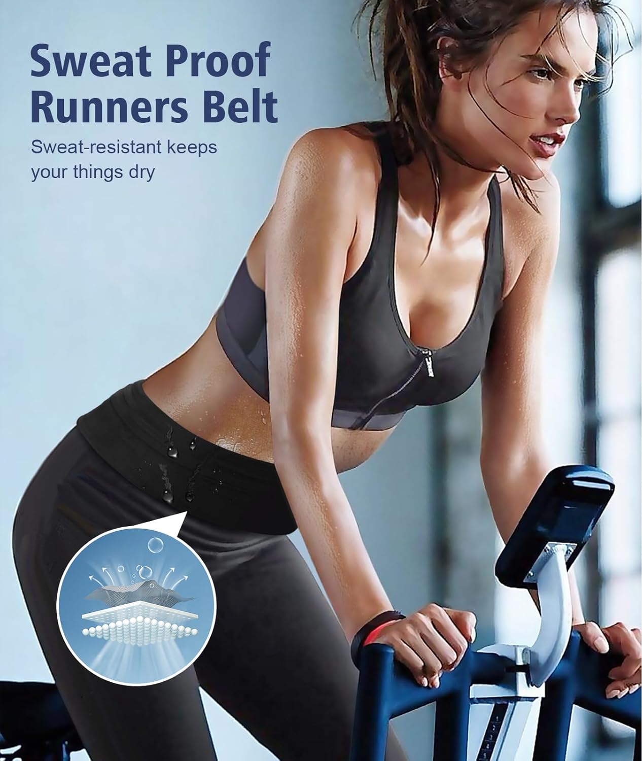 Belt with 3 Pockets – Adjustable Fanny Pack for Phones & Essentials