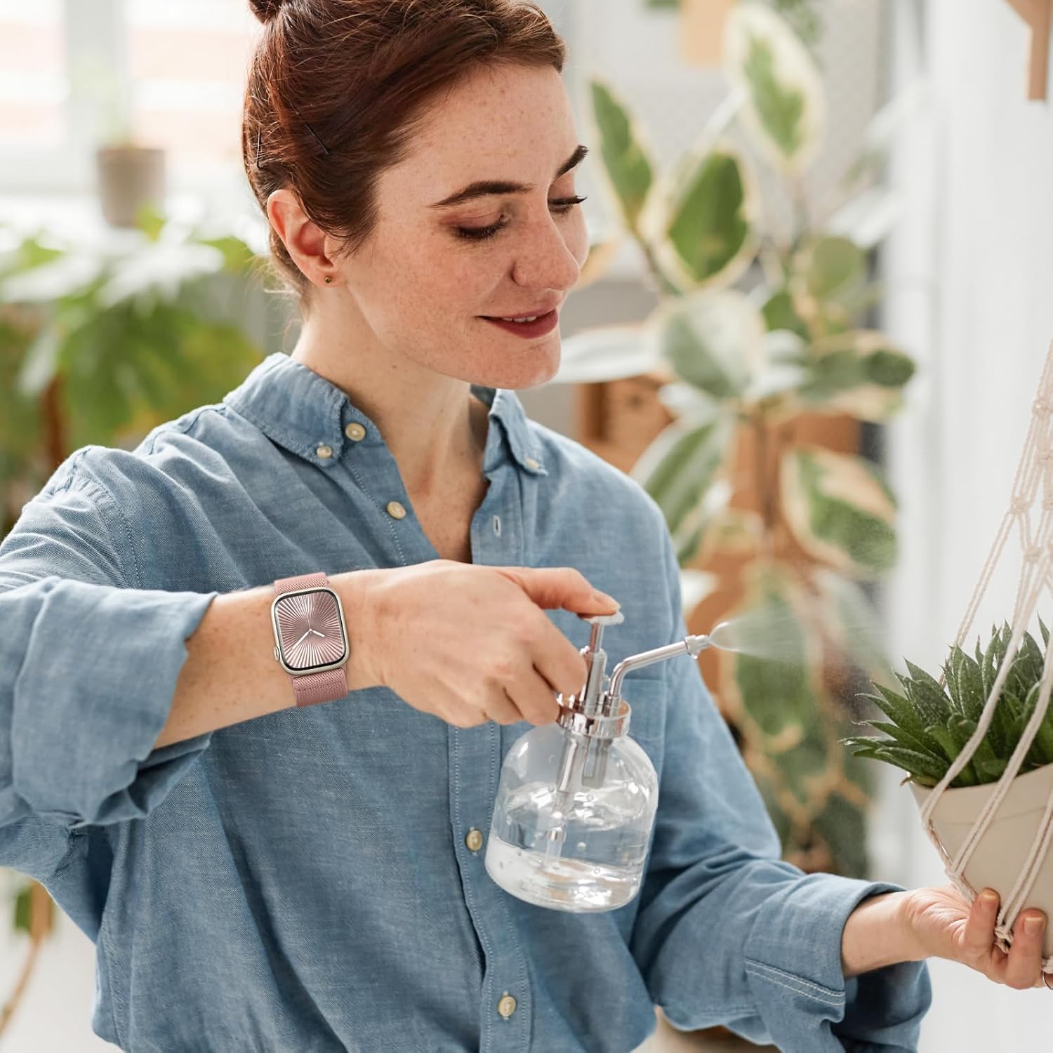 8-Pack Stretchy Nylon Braided Solo Loop Bands – Adjustable Apple Watch Straps for Men  Women, Fits 38mm-49mm