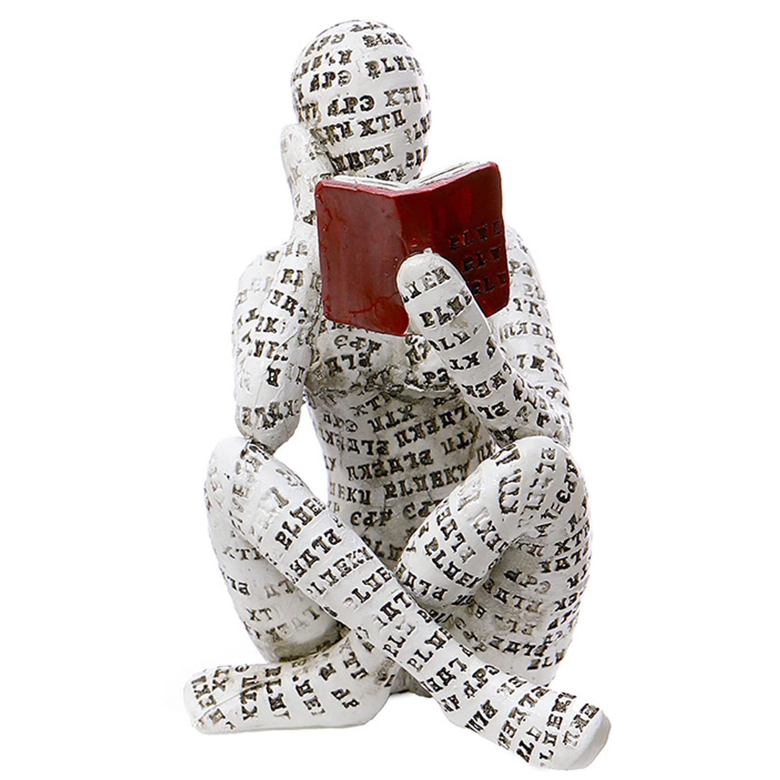 Home Decor Pulp Reading Women Thinker Statue Aesthetic Sculpture