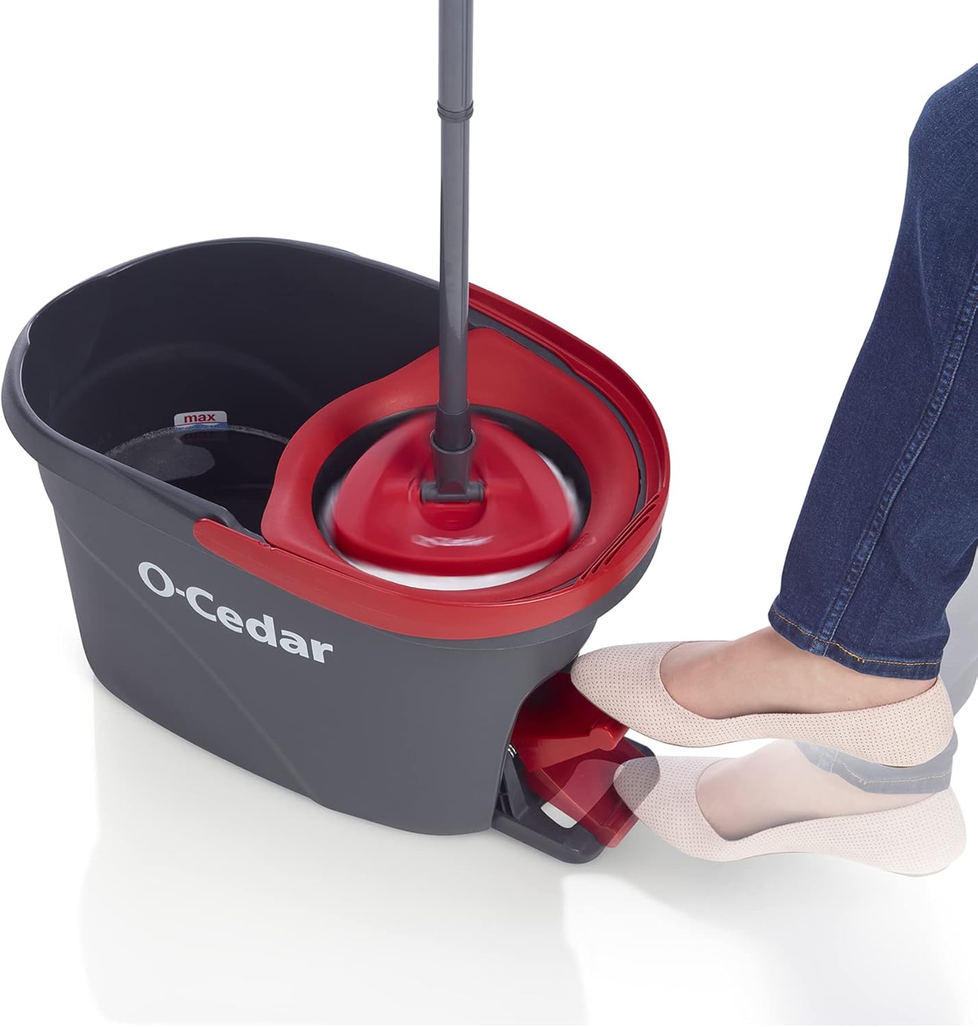 EasyWring Microfiber Spin Mop, Bucket Floor built-in wringer Cleaning System