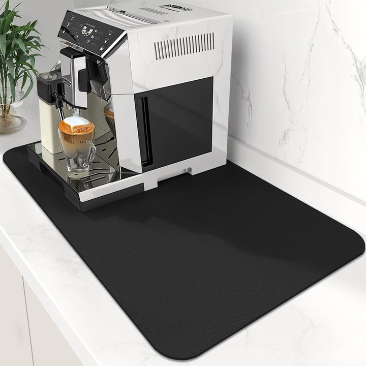 Coffee Mat Super Absorbent Dish Drying Mat Coffee Bar Accessories Match with Machine