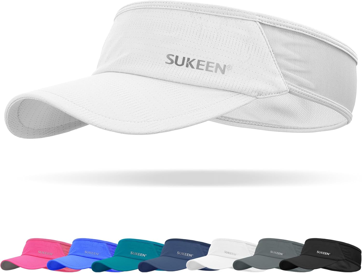 Sukeen Cooling Sun Visor – Lightweight Stretch Hat for Sports