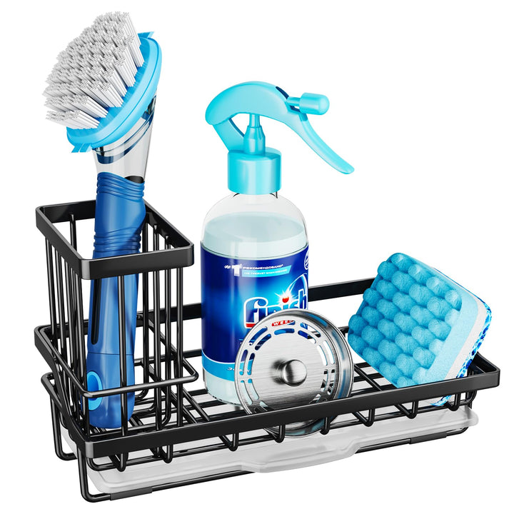 Consumest Sponge Holder for Kitchen Sink – Kitchen Caddy Organizer