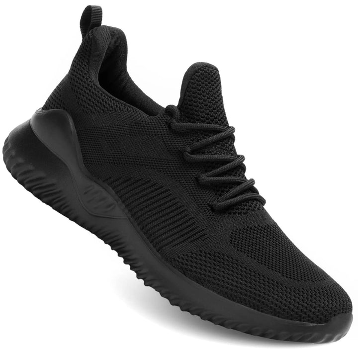Men’s Ultra-Light Non-Slip Running Shoes – Breathable Mesh Pull-On Sneakers