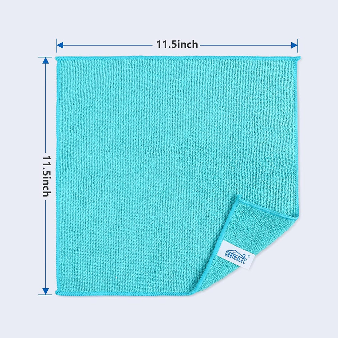 Microfiber Cleaning Cloths – 12-Pack Reusable Towels, Lint-Free
