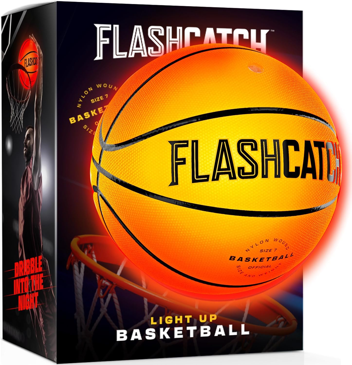 Light Up Basketball with LED Glow – Official Size, Outdoor Fun