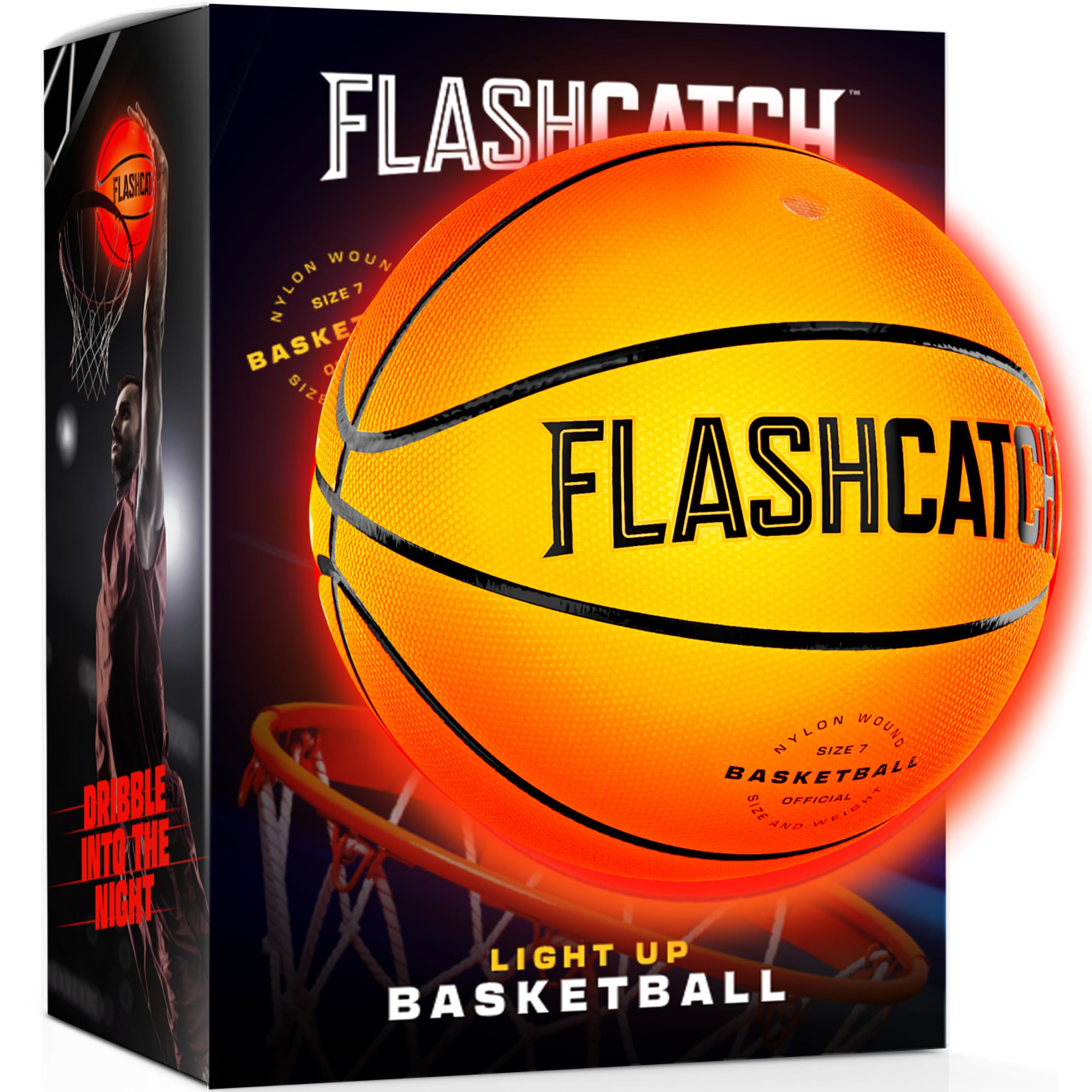 Light Up Basketball with LED Glow – Official Size, Outdoor Fun