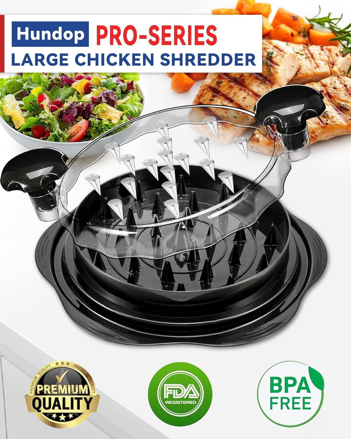 Chicken Shredder Tool Twist for Kitchen Manual Chicken Breast Grinder Machine