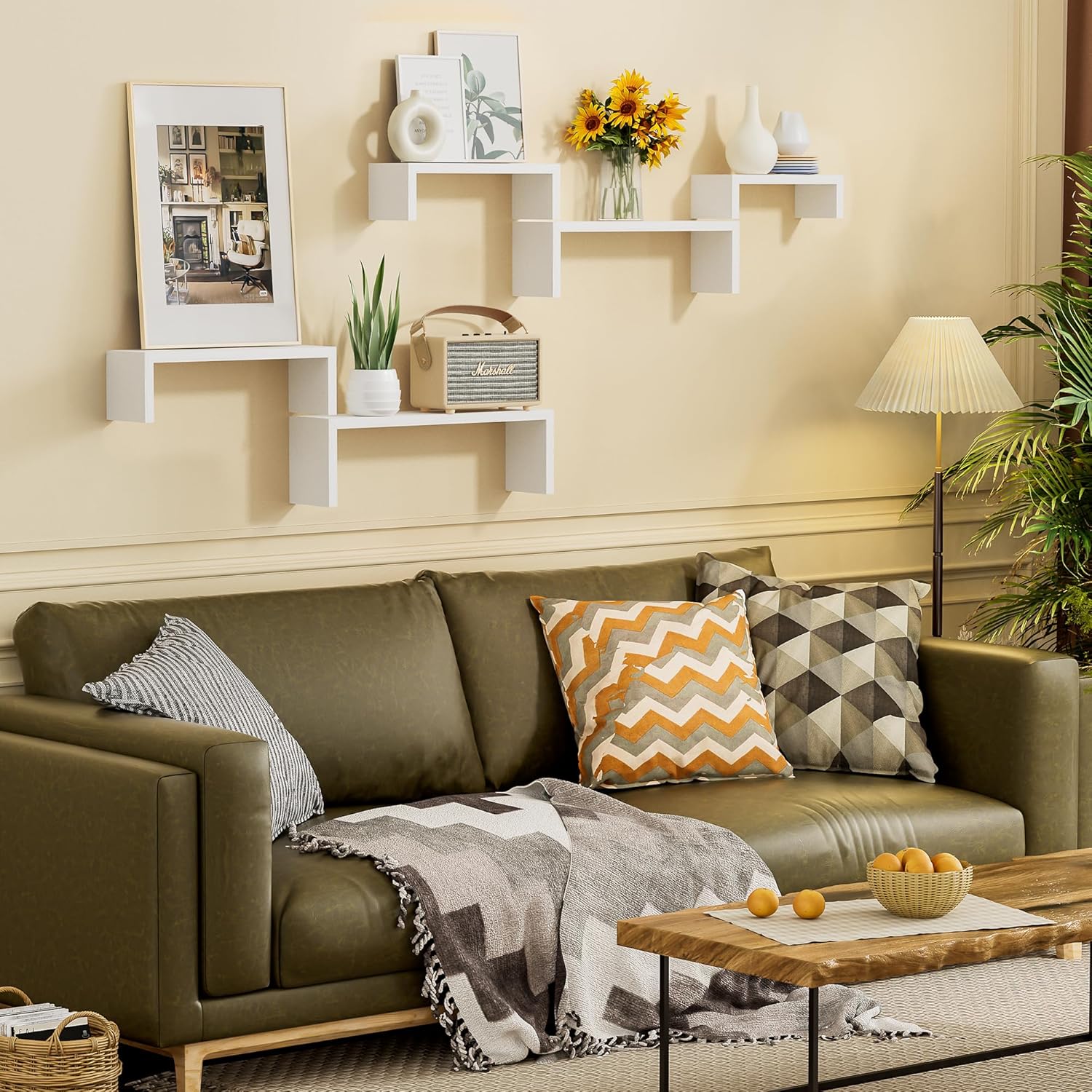 Floating Shelves for Wall, Wall Shelves for Bathroom, Bedroom