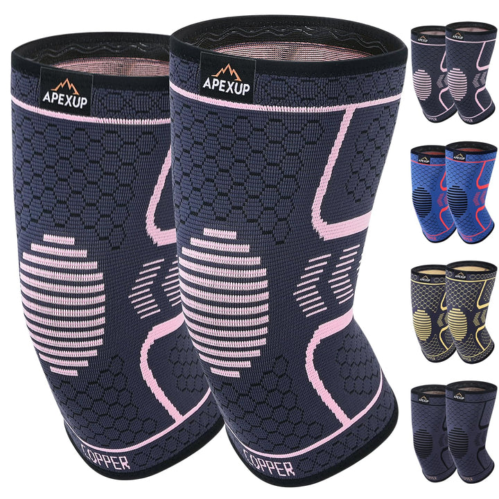 Compression Knee Brace – Copper Support Sleeve for Pain Relief