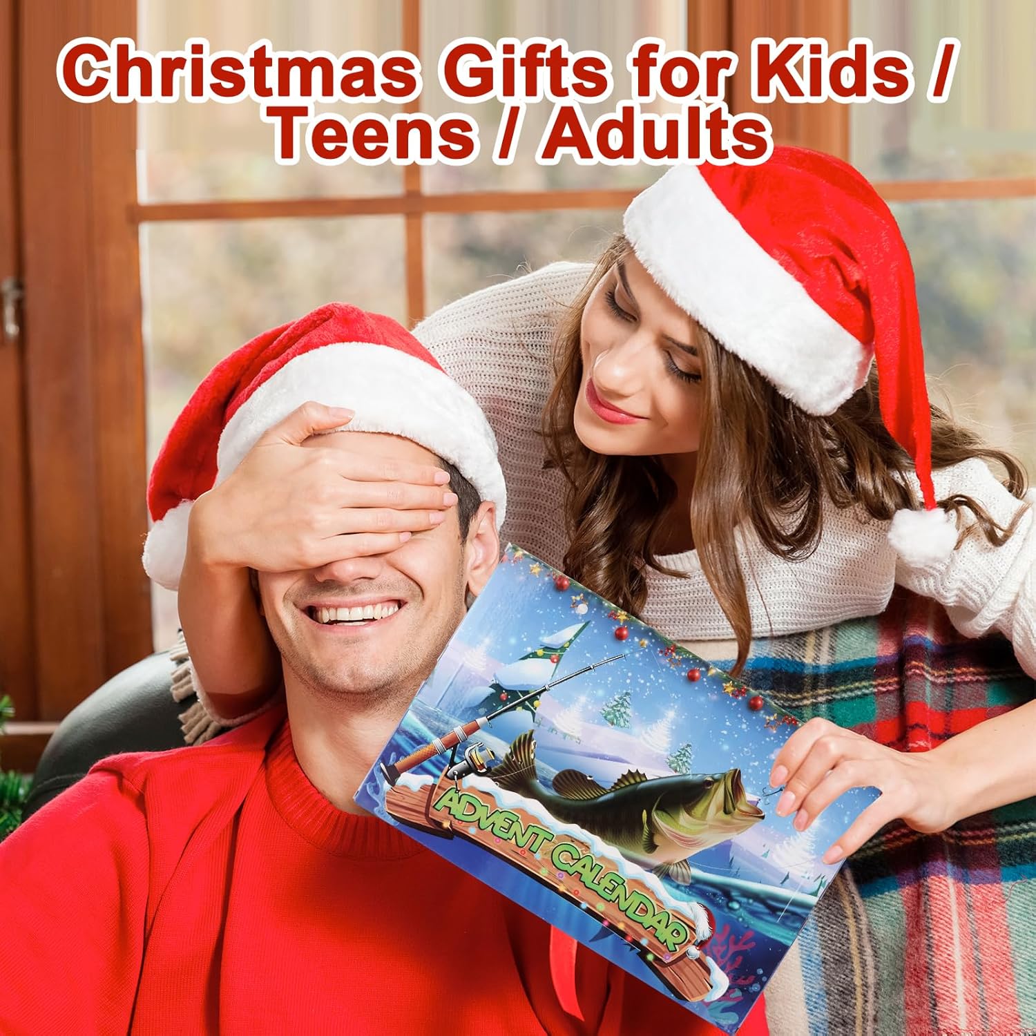 Fishing Advent Calendar 2025 – 24-Day Christmas Countdown with Lure Set