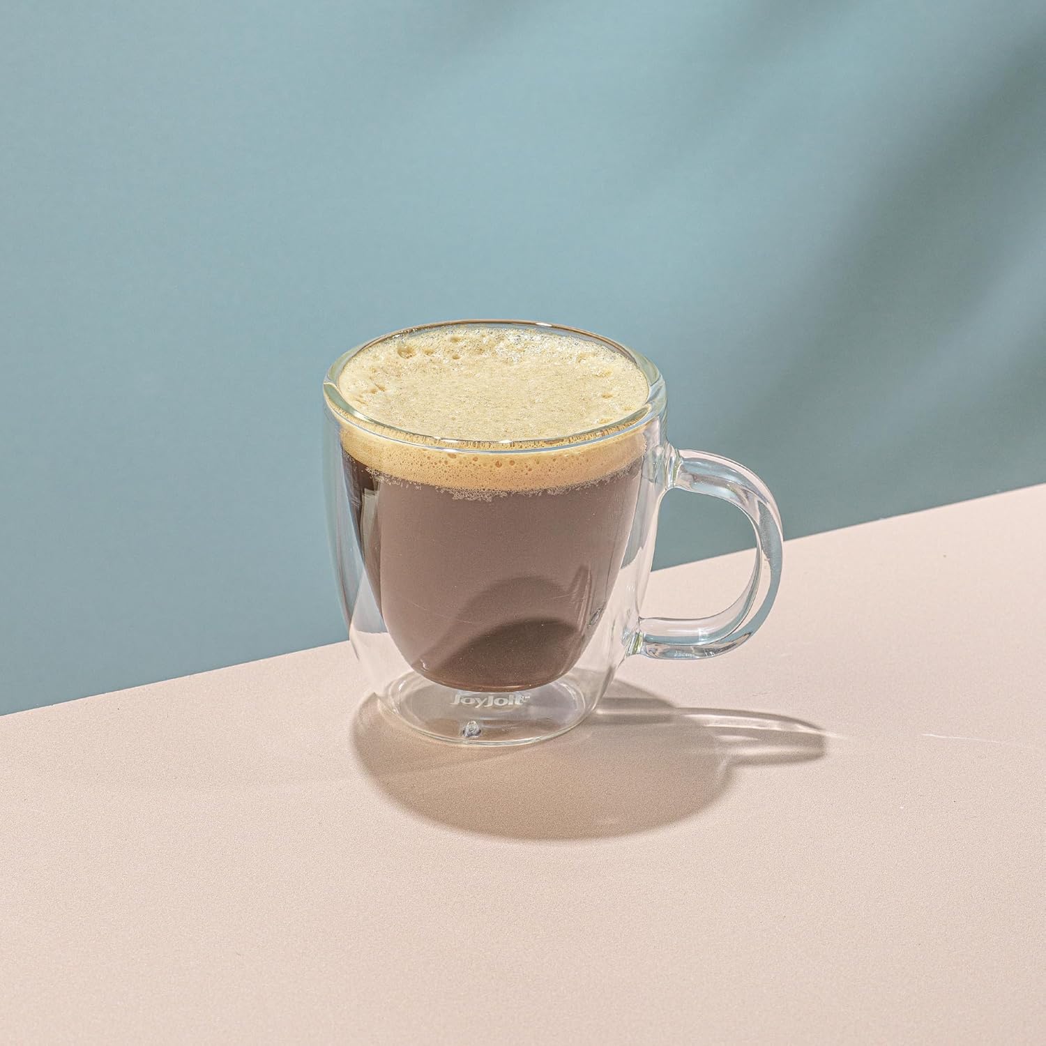 Savor Double Wall Insulated Glasses Espresso Mugs (Set of 2) - 5.4-Ounces