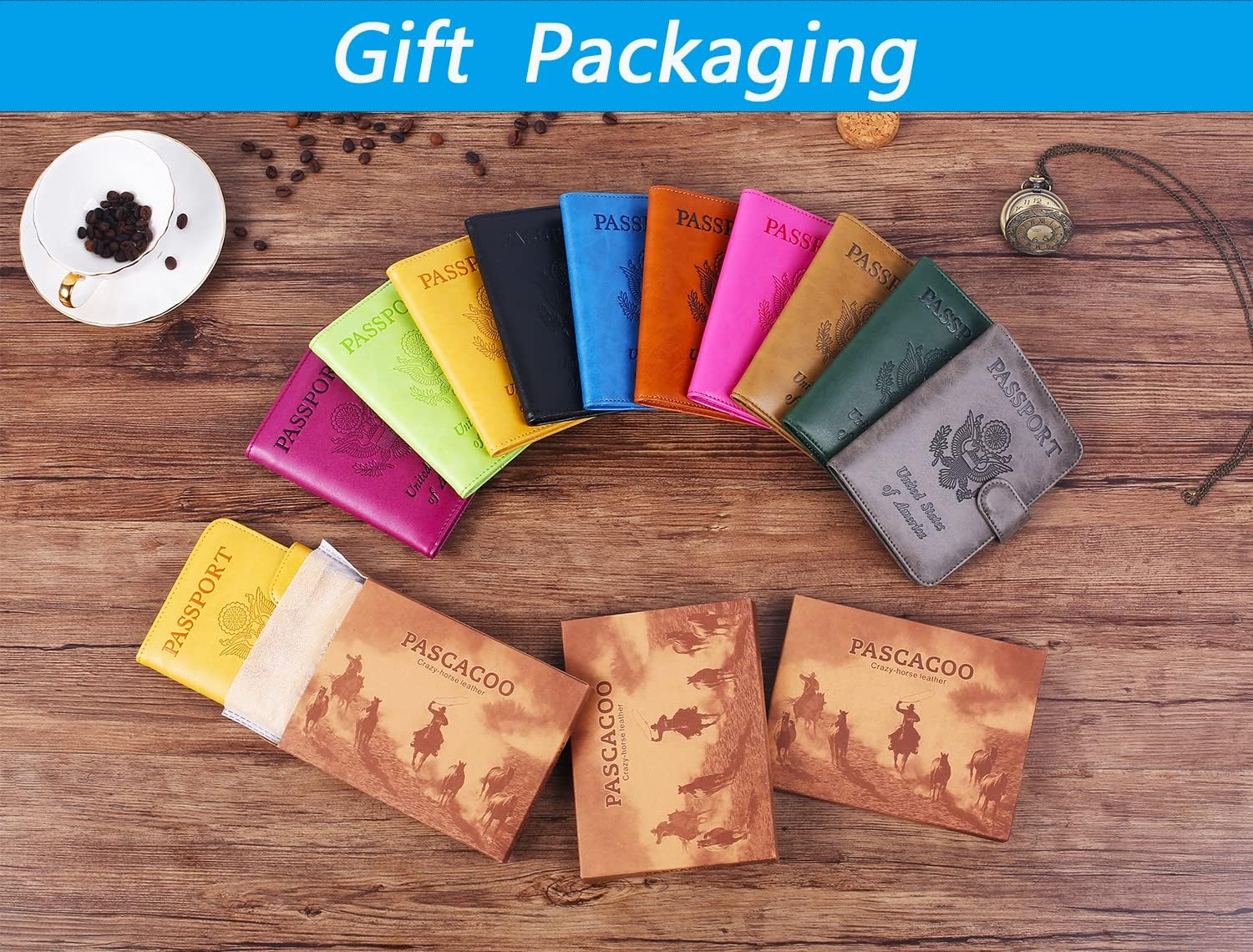 Passport Holder Cover Wallet – RFID Blocking Travel Card Case Pink