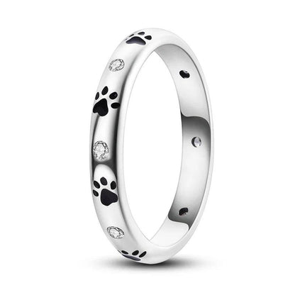 925 Sterling Silver Asymmetric Band Rings for Women - Heart Crafted Gifts