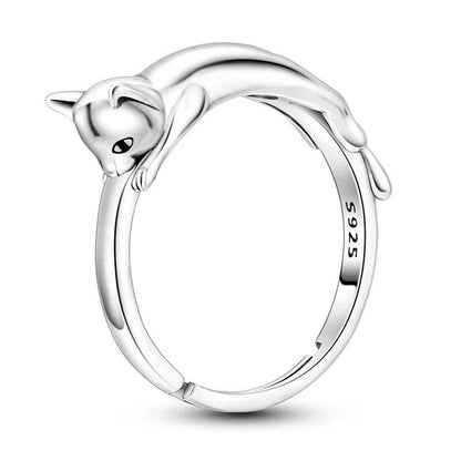 925 Sterling Silver Asymmetric Band Rings for Women - Heart Crafted Gifts