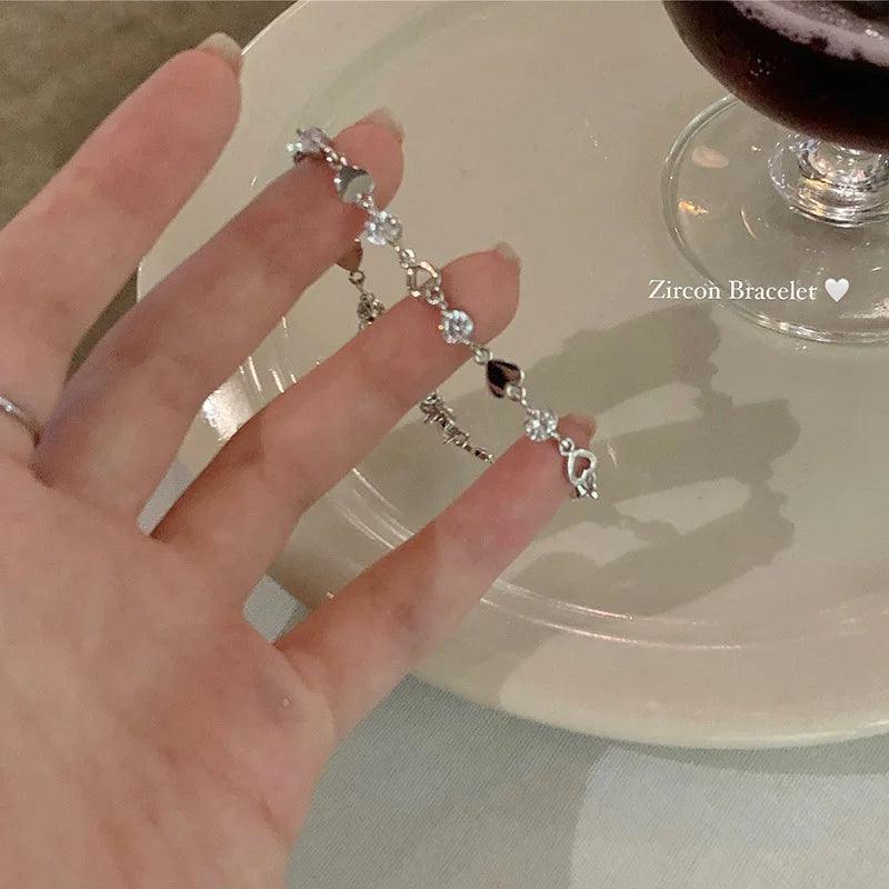 925 Sterling Silver Bracelets: Star, Pearl, Stone, Heart Charms - Heart Crafted Gifts