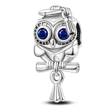 Pandora Graduation Charms | Genius Owl | Heart Crafted Gifts