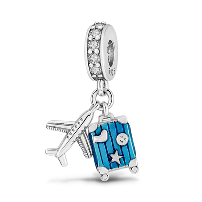 Pandora Plane & suitcase Charms | Heart Crafted Gifts