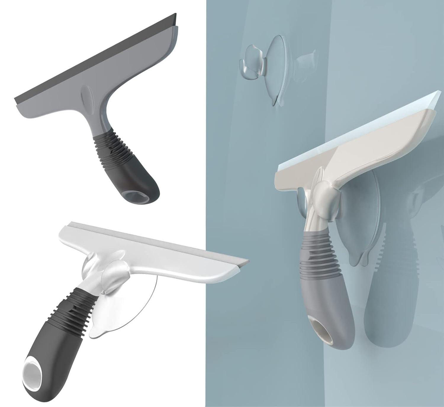 Multi-Purpose Silicon Squeegee for Window, Glass, Shower Door & Car