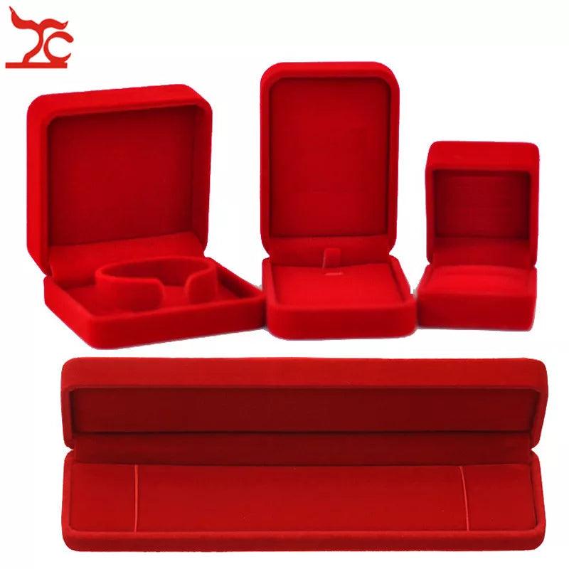 Quality Velvet Jewelry Storage Case: Ring, Bracelet & Necklace Organizer