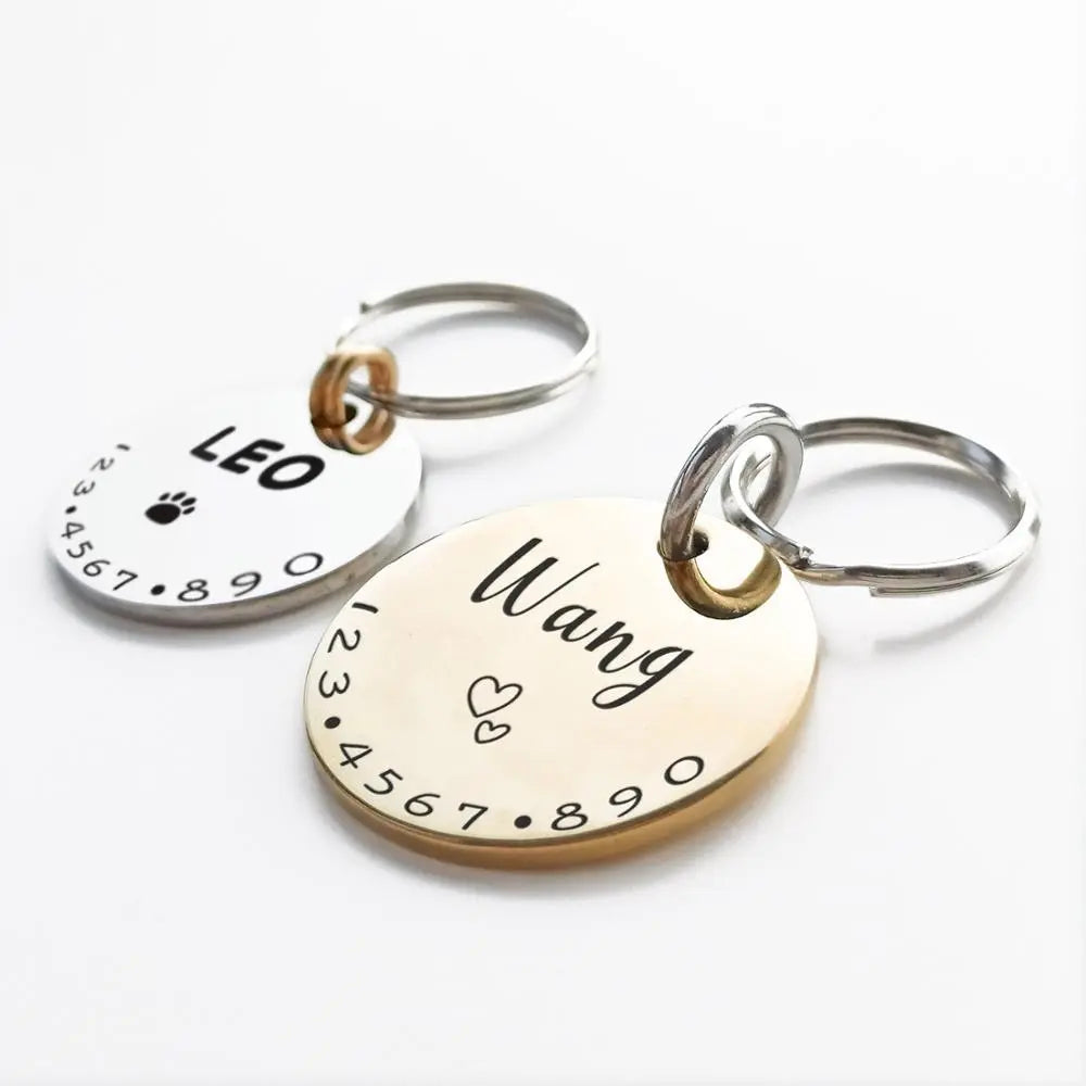 Personalized Pet Id Collar Tags