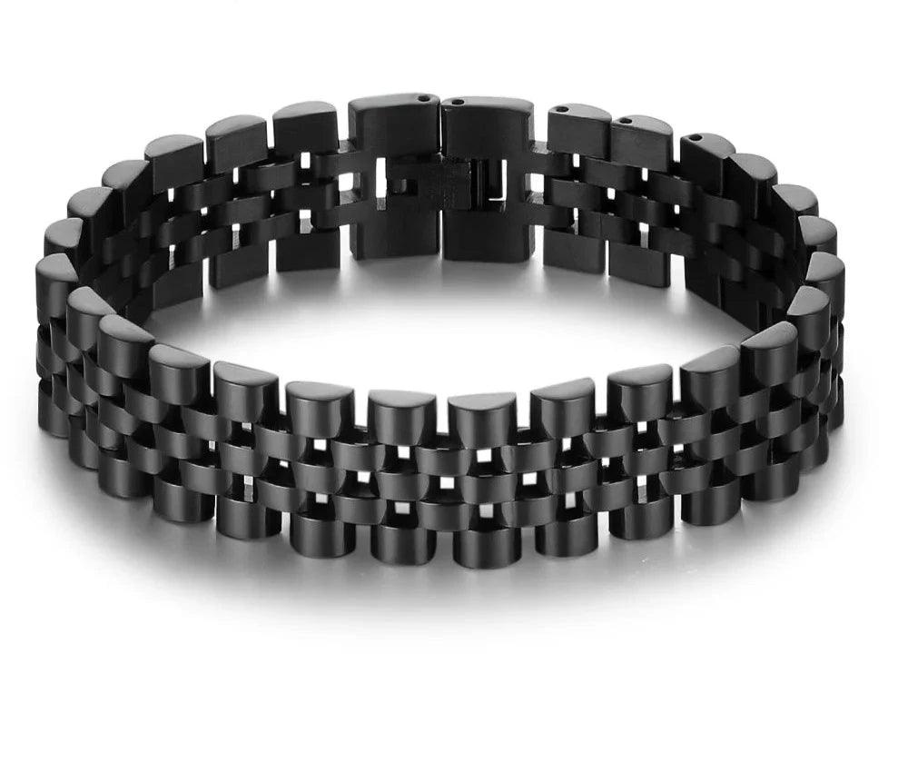 Luxury Gold Chain Link Men's Bracelet: Jewelry Gift for Him