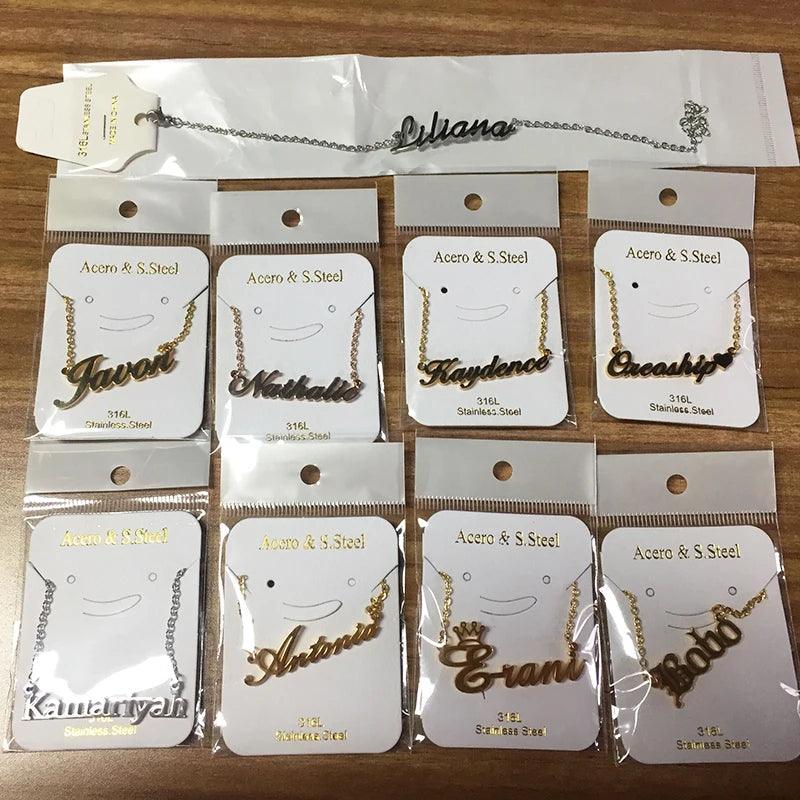 Custom Link Chain Necklace With Your Name