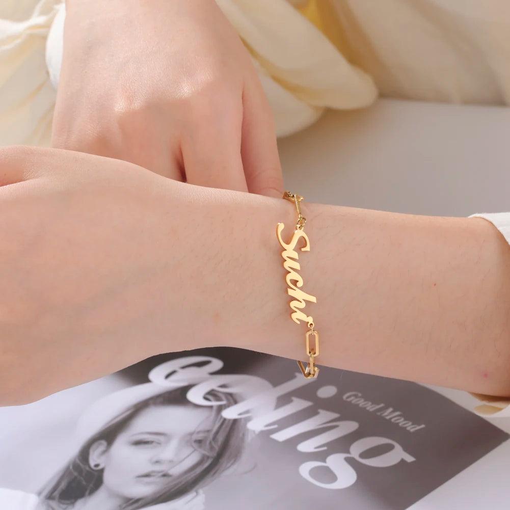 Custom Name Bracelet: Personalized Jewelry | Heart Crafted Gifts