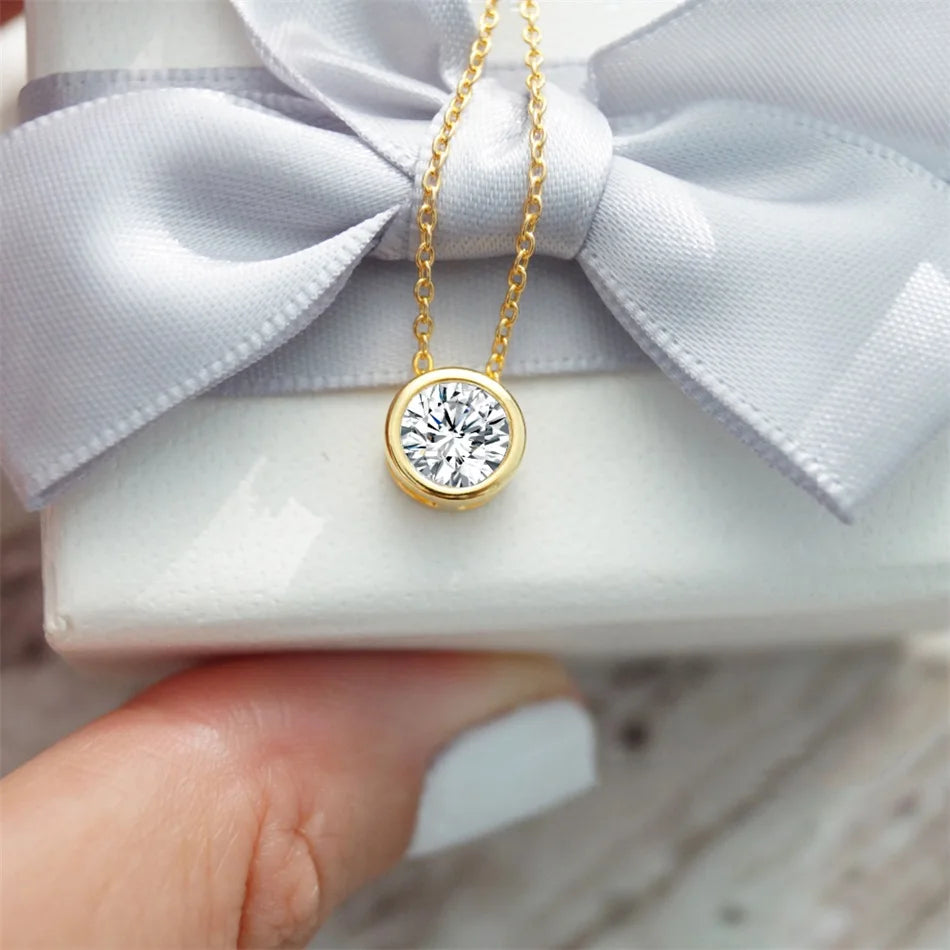 Gold Plated Birthstone Necklace