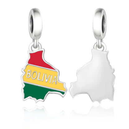 Bolivia Country Charm Bracelet: Pandora Travel Charms
