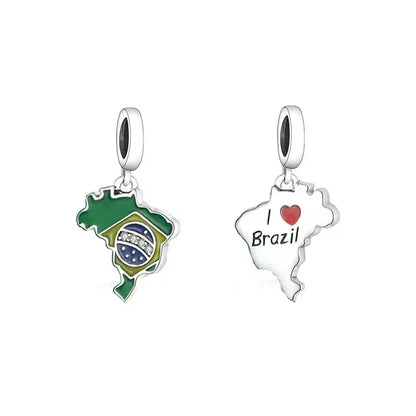 Brazil Country Charm Bracelet: Pandora Travel Charms