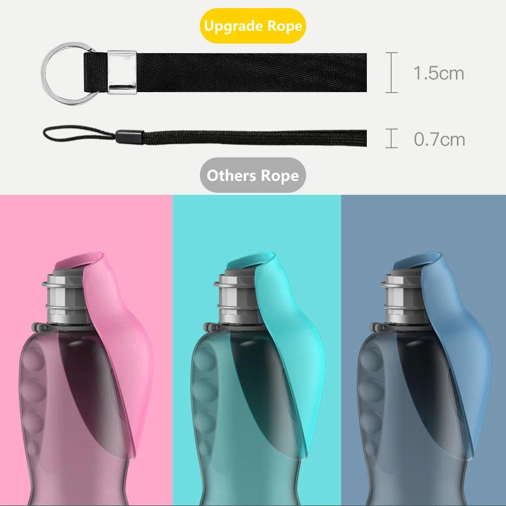 Portable Pet Water Bottle - Travel tumbler for Small to Large Dogs