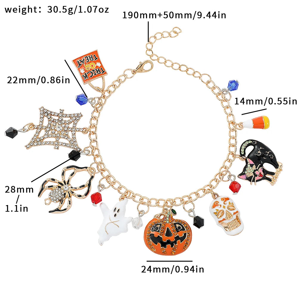 Readymade Halloween Charms Bracelets: Spooky Fun