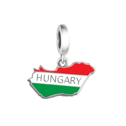 Hungary Country Charm Bracelet: Pandora Travel Charms