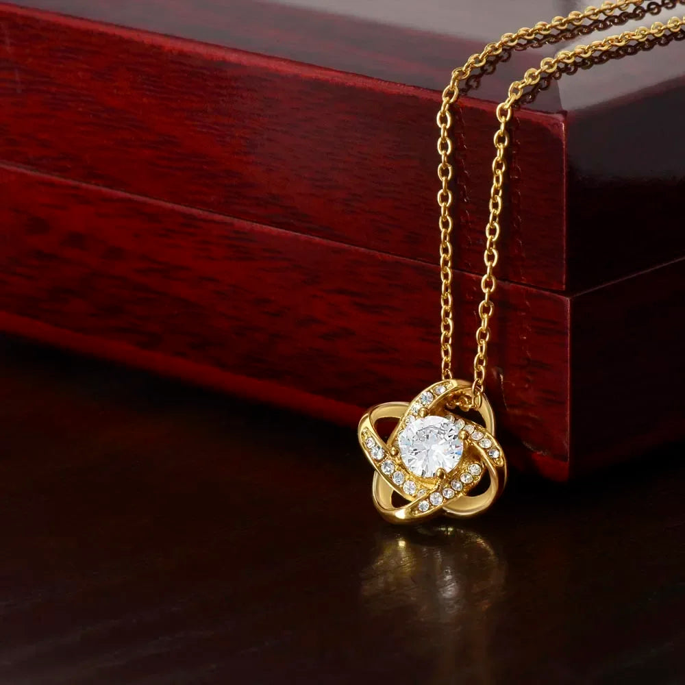 Necklace Gift for Soulmate: Gold Plated Necklace with message card in Gift Box