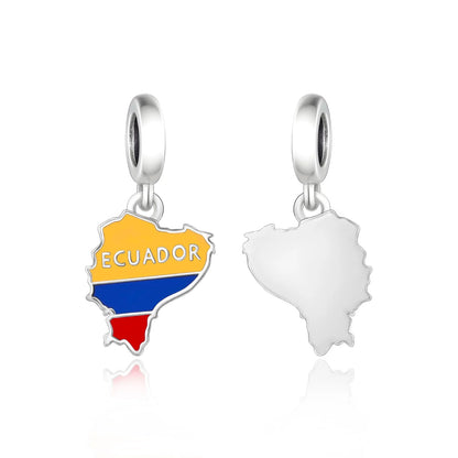 Ecuador Country Charm Bracelet: Pandora Travel Charms