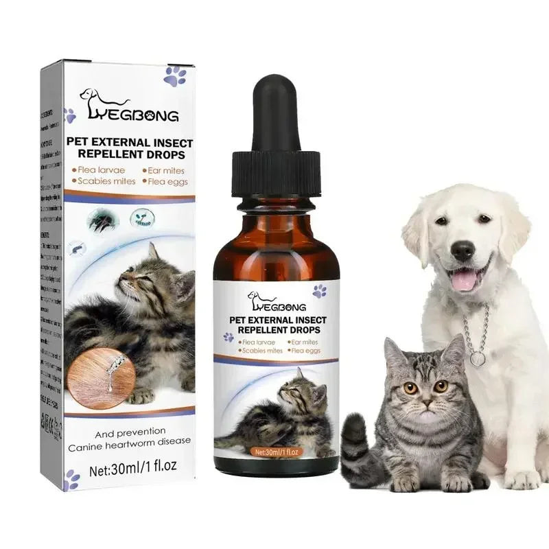 Pets Anti-Flea Drops: Insecticides Remover Spray remove fleas or lice
