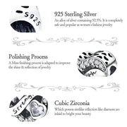 925 Sterling Silver Birthstone Heart Bead Fits Pandora Bracelet DIY