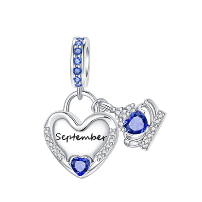 Pandora Birthstone Charm in Heart Shape | Heart Crafted Gifts