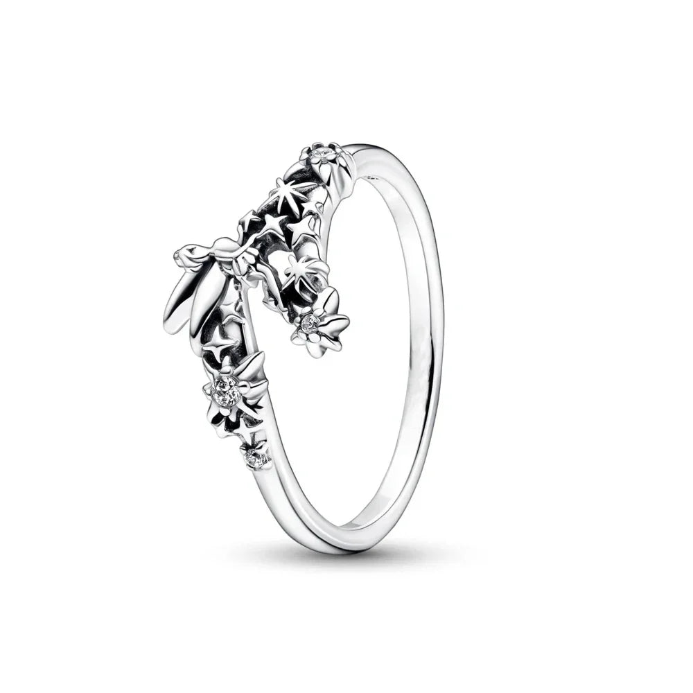 Shining Sun & Moon Ring – 925 Sterling Silver Celestial Ring for Women, Classic Everyday Jewelry Gift