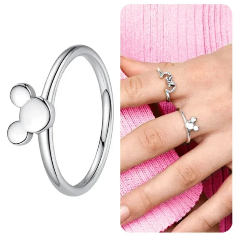Shining Sun & Moon Ring – 925 Sterling Silver Celestial Ring for Women, Classic Everyday Jewelry Gift