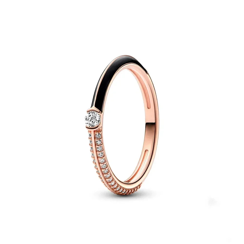 Shining Sun & Moon Ring – 925 Sterling Silver Celestial Ring for Women, Classic Everyday Jewelry Gift