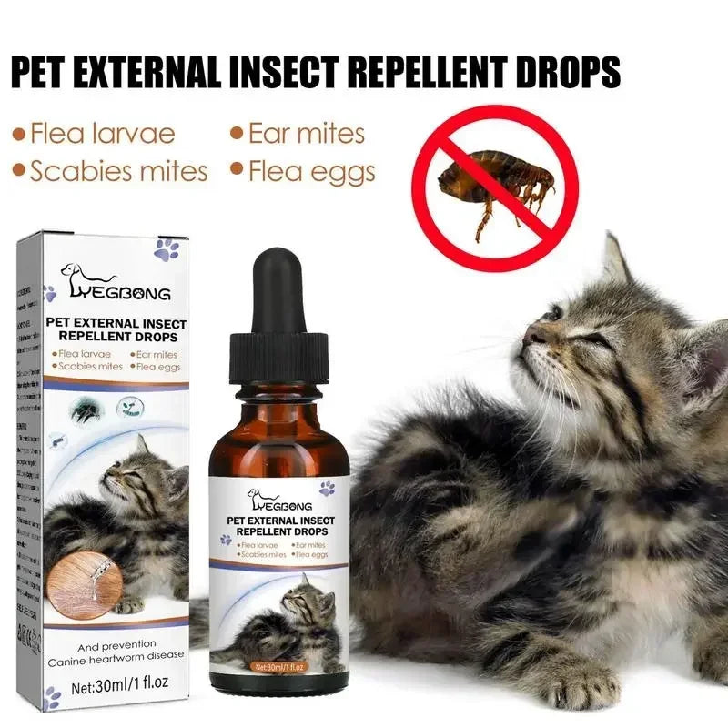 Pets Anti-Flea Drops: Insecticides Remover Spray remove fleas or lice