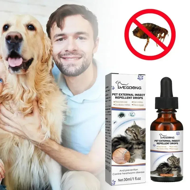 Pets Anti-Flea Drops: Insecticides Remover Spray remove fleas or lice