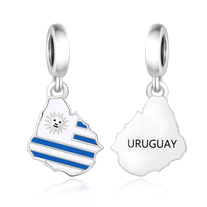 Uruguay Country Charm Bracelet: Pandora Travel Charms