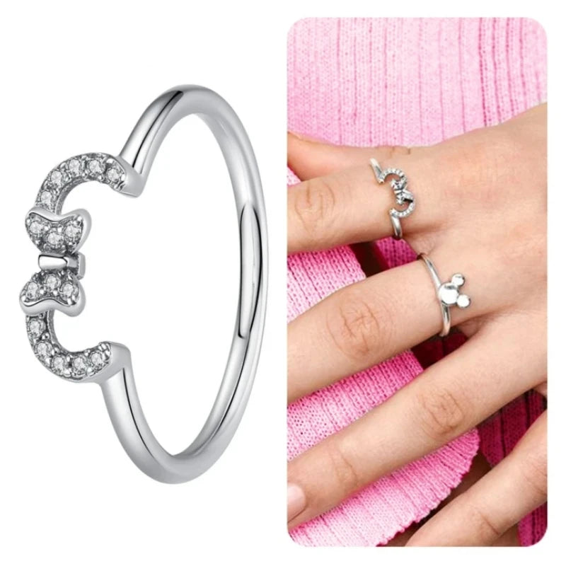 Shining Sun & Moon Ring – 925 Sterling Silver Celestial Ring for Women, Classic Everyday Jewelry Gift