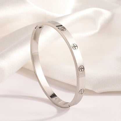 Love Screwdriver Cross Pattern Bracelet at Heart Crafted Gifts