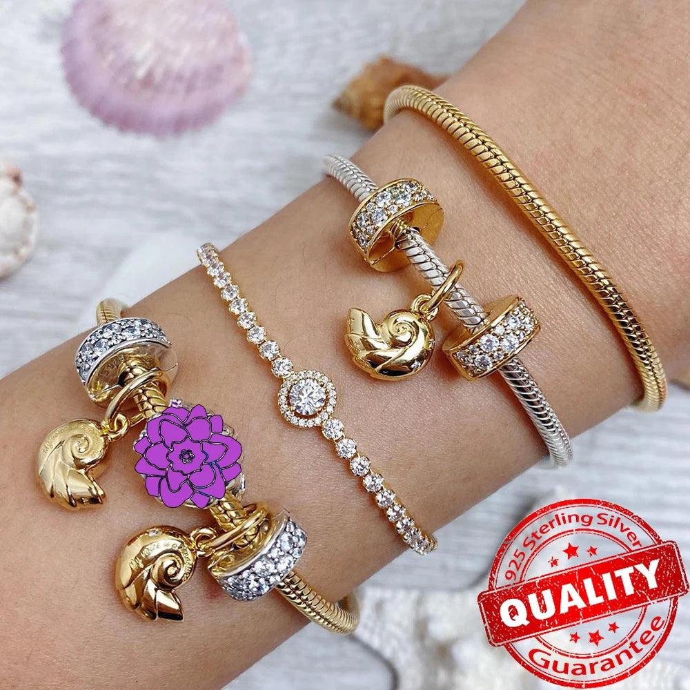 14k Gold Plated Charms for Pandora Bracelets
