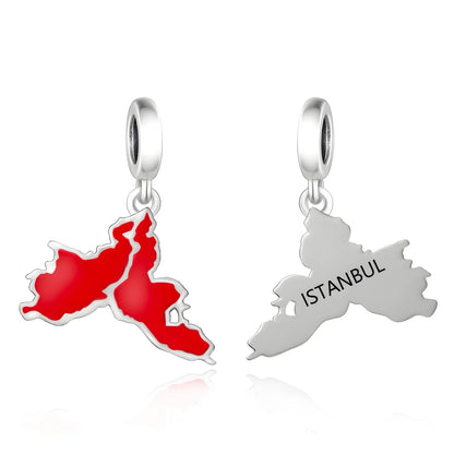 Istanbul Country Charm Bracelet: Pandora Travel Charms