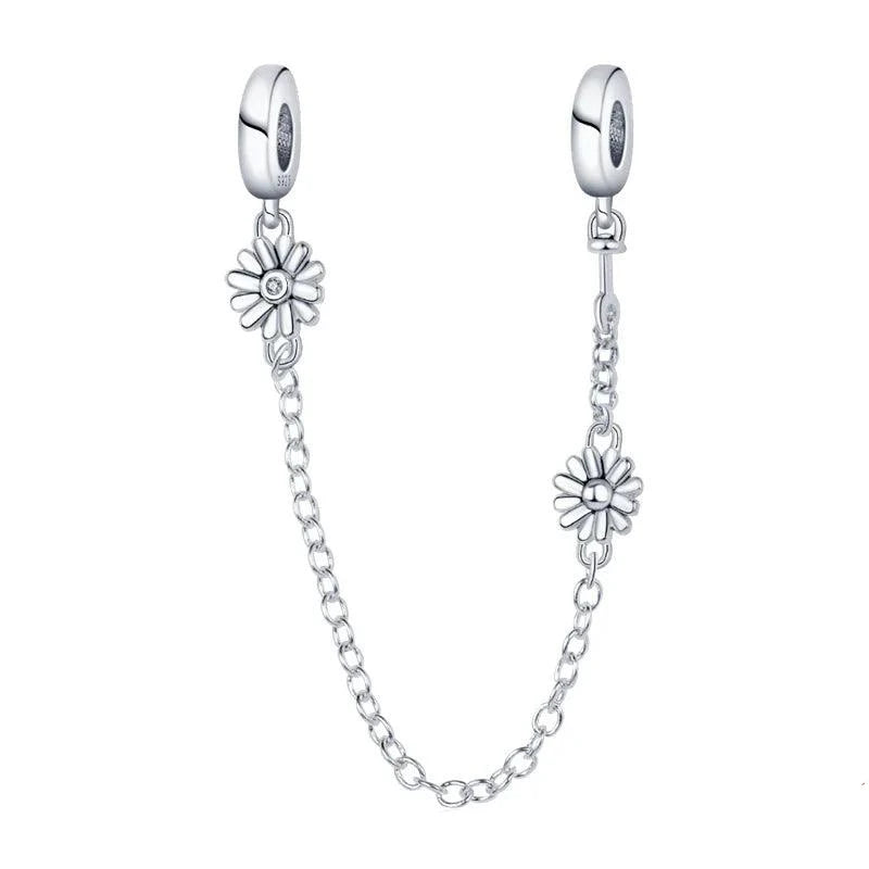 Daisey Safety Chain Charms for Pandora Bracelet